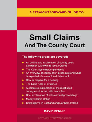 cover image of A Guide to Making a Small Claim in the County Court - 2023